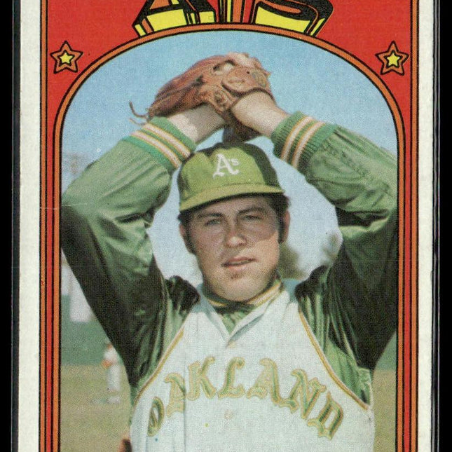 Jim Hunter #330 1972 Topps Oakland Athletics