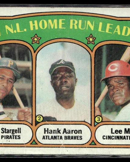 1971 NL Home Run Leaders (Stargell/Hank Aaron) #89 1972 Topps