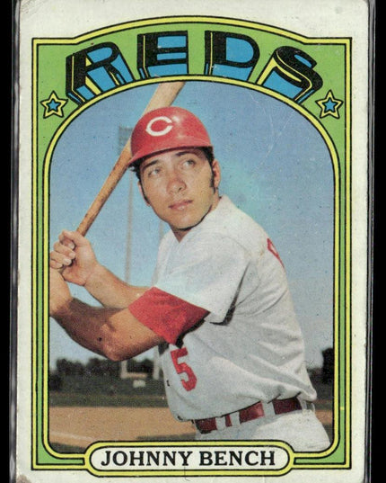 Johnny Bench #433 1972 Topps Cincinnati Reds