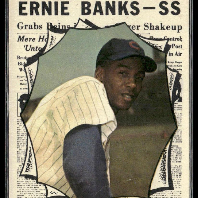 Ernie Banks #575 1961 Topps Chicago Cubs
