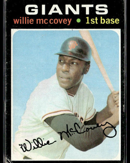 Willie McCovey #50 1971 Topps San Francisco Giants