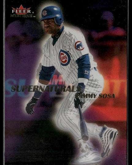 Sammy Sosa #9S 2000 Fleer Mystique Supernaturals Chicago Cubs