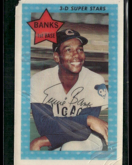 Ernie Banks #50 1971 Kellogg's 3-D Super Stars Chicago Cubs
