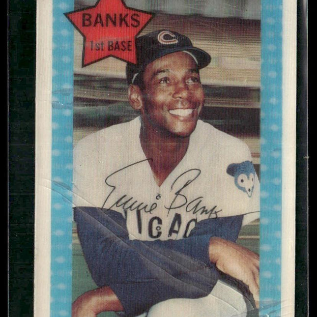 Ernie Banks #50 1971 Kellogg's 3-D Super Stars Chicago Cubs