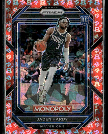 Jaden Hardy #21 2022-23 Panini Prizm Monopoly Free Parking Dallas Mavericks