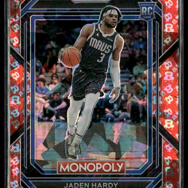 Jaden Hardy #21 2022-23 Panini Prizm Monopoly Free Parking Dallas Mavericks