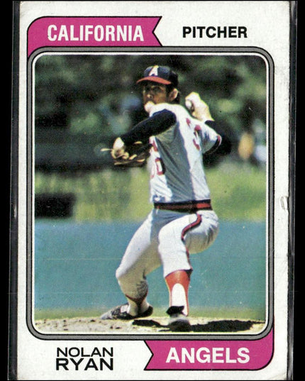 Nolan Ryan #20 1974 Topps California Angels