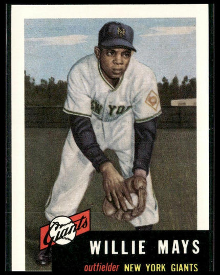 Willie Mays #244 1991 Topps Archives 1953 New York Giants