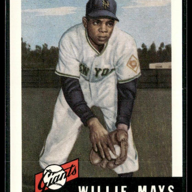 Willie Mays #244 1991 Topps Archives 1953 New York Giants