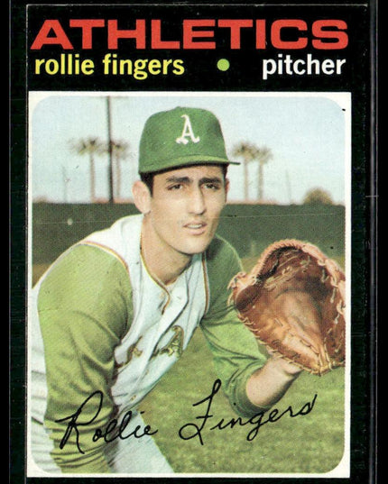 Rollie Fingers #384 1971 Topps Oakland Athletics