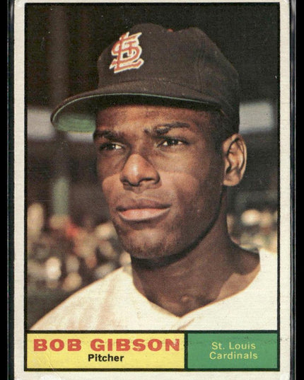 Bob Gibson #211 1961 Topps St. Louis Cardinals