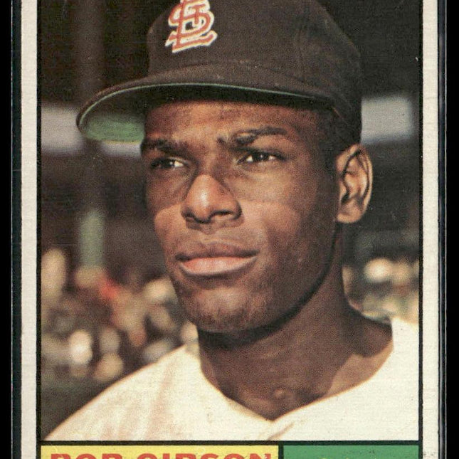 Bob Gibson #211 1961 Topps St. Louis Cardinals