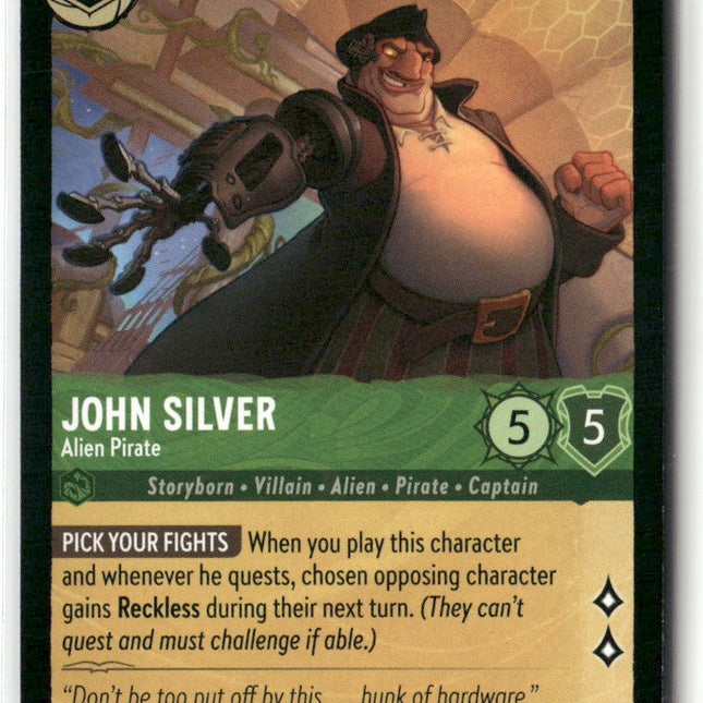 John Silver #89/204 Fabled | Disney Lorcana