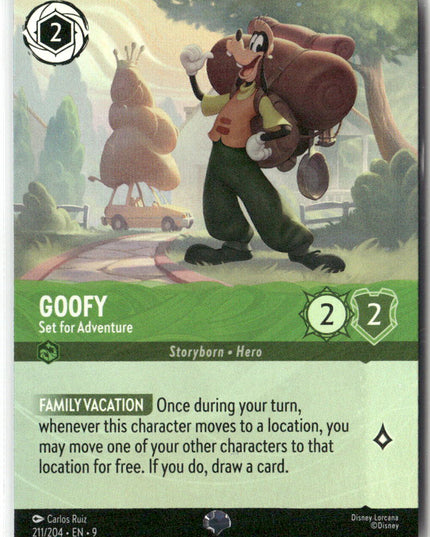 Goofy #211/204 Fabled Epic | Disney Lorcana