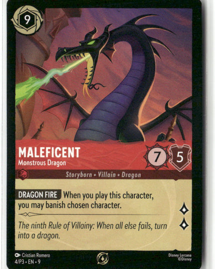 Maleficent #4/P3 Fabled Promo | Disney Lorcana