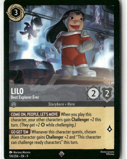 Lilo #174/204 Fabled Super Rare | Disney Lorcana