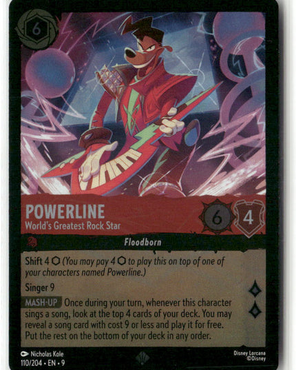 Powerline #110/204 Fabled Foil Super Rare | Disney Lorcana