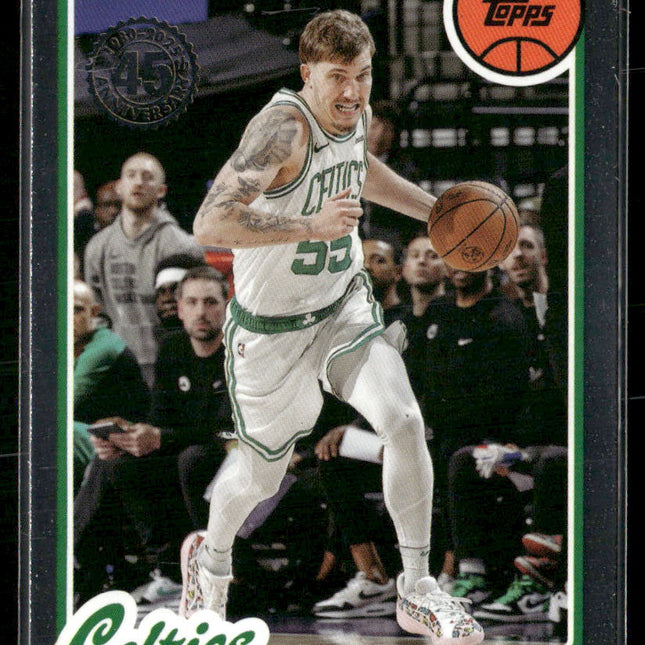 Baylor Scheierman #80BK-49 2025-26 Topps 1980-81 Topps Basketball Boston Celtics