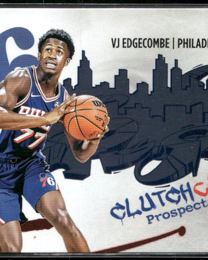 VJ Edgecombe #CC-3 2025-26 Topps Clutch City Prospects Philadelphia 76ers