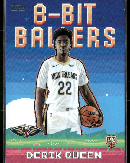 Derik Queen #8B-39 2025-26 Topps 8-Bit Ballers New Orleans Pelicans