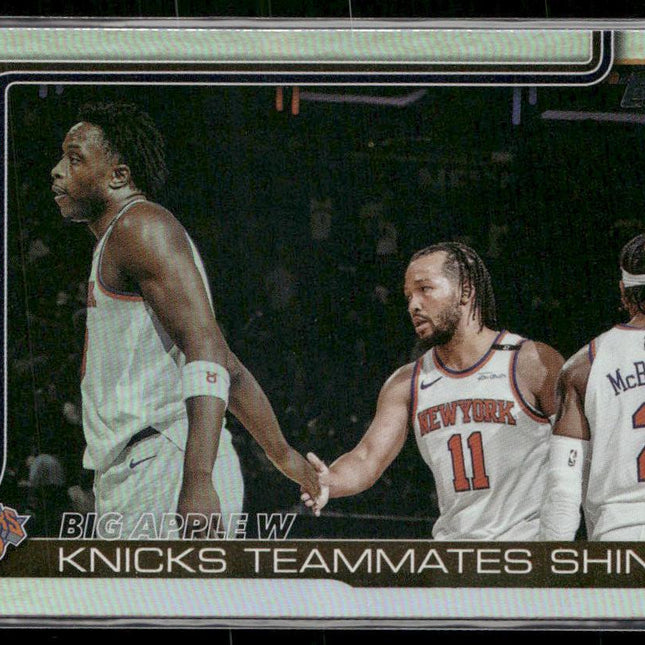 Jalen Brunson #274 2025-26 Topps Rainbow Foilboard New York Knicks