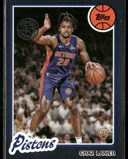 Chaz Lanier #80BK-80 2025-26 Topps 1980-81 Topps Basketball Detroit Pistons