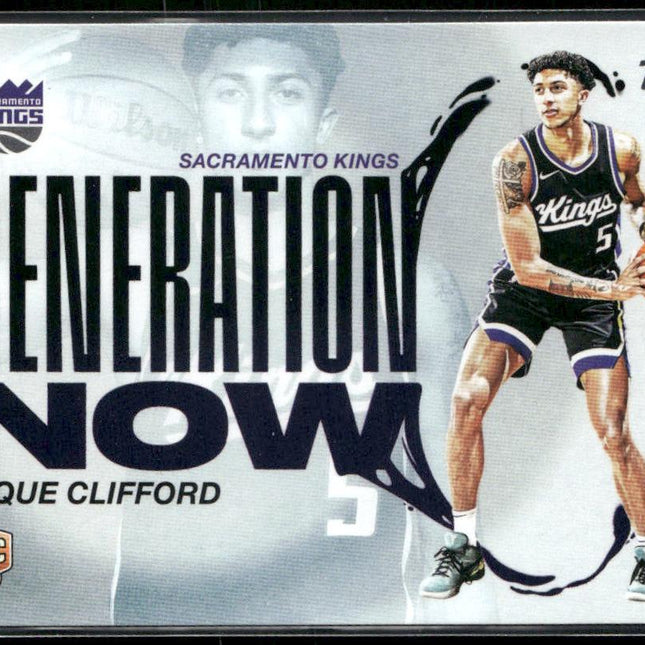 Nique Clifford #GN-24 2025-26 Topps Generation Now Sacramento Kings