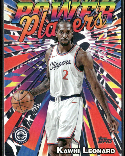 Kawhi Leonard #PP-8 2025-26 Topps Power Players Los Angeles Clippers