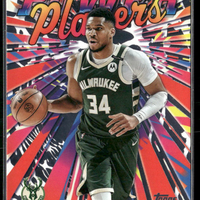 Giannis Antetokounmpo #PP-1 2025-26 Topps Power Players Milwaukee Bucks
