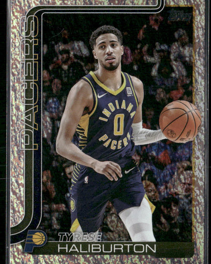 Tyrese Haliburton #47 2025-26 Topps Holo Foil Indiana Pacers