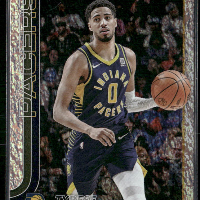 Tyrese Haliburton #47 2025-26 Topps Holo Foil Indiana Pacers