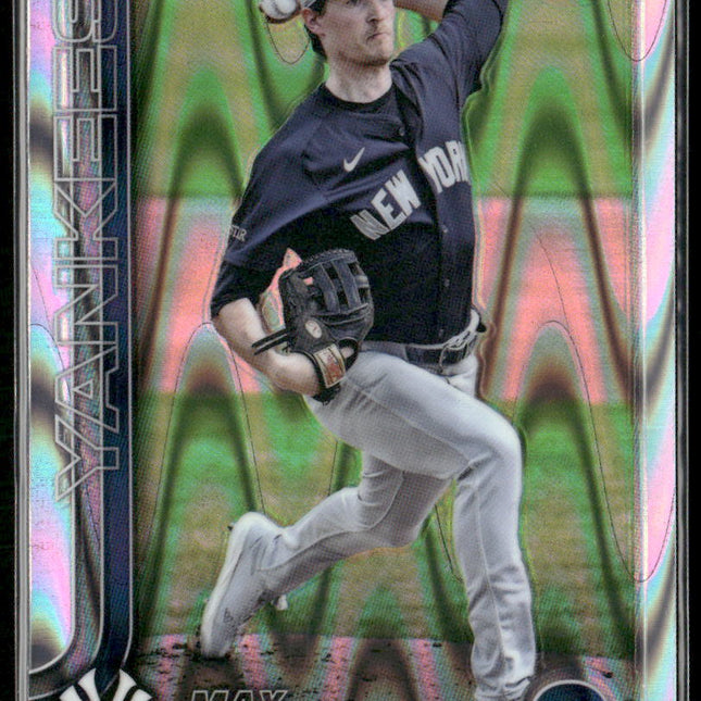 Max Fried #39 2025 Topps Chrome Raywave Refractors New York Yankees