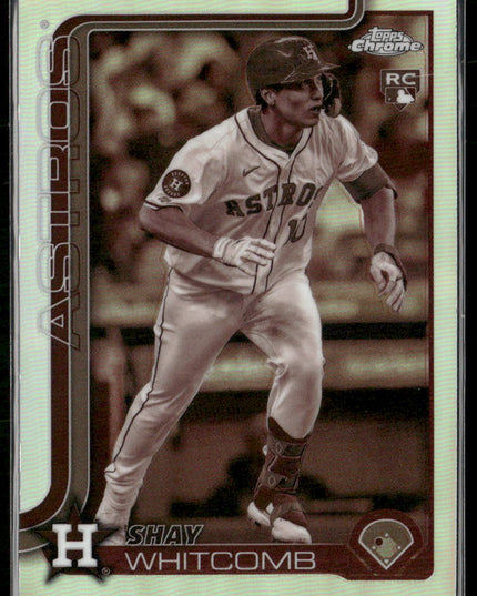 Shay Whitcomb Rookie #251 2025 Topps Chrome Sepia Refractors Houston Astros