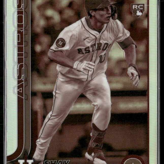 Shay Whitcomb Rookie #251 2025 Topps Chrome Sepia Refractors Houston Astros