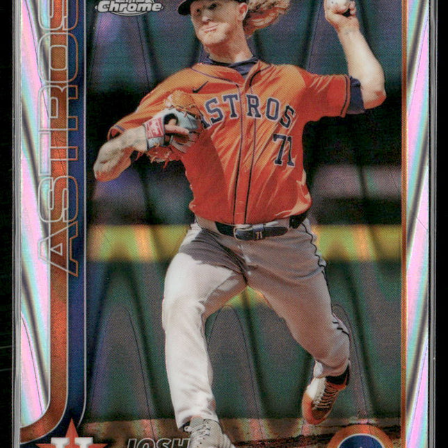 Josh Hader #295 2025 Topps Chrome Raywave Refractors Houston Astros