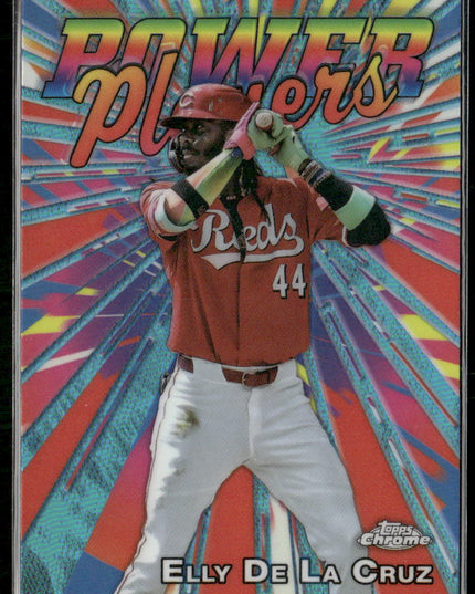Elly De La Cruz #PP-16 2025 Topps Chrome Power Players Cincinnati Reds