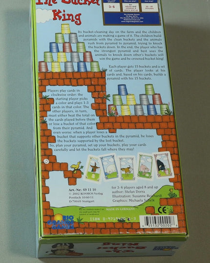 The Bucket King (2002) Board Game | Kosmos & Rio Grande | Complete