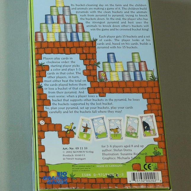 The Bucket King (2002) Board Game | Kosmos & Rio Grande | Complete