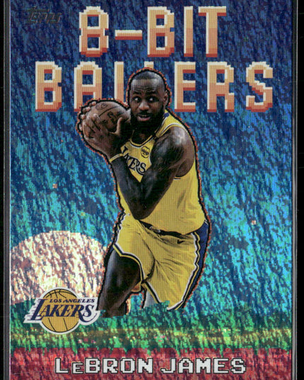 LeBron James #8B-19 2025-26 Topps 8-Bit Ballers Holo Foil Los Angeles Lakers