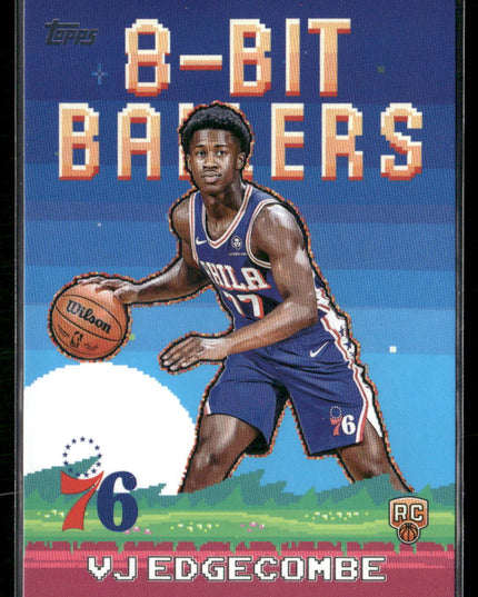 VJ Edgecombe #8B-33 2025-26 Topps 8-Bit Ballers Philadelphia 76ers