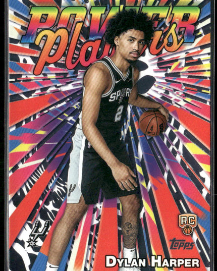 Dylan Harper #PP-17 2025-26 Topps Power Players San Antonio Spurs