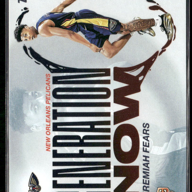 Jeremiah Fears #GN-7 2025-26 Topps Generation Now New Orleans Pelicans
