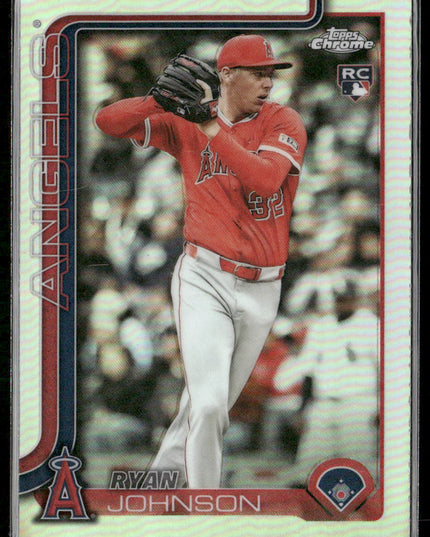 Ryan Johnson Rookie #USC116 2025 Topps Chrome Update Refractors LA Angels
