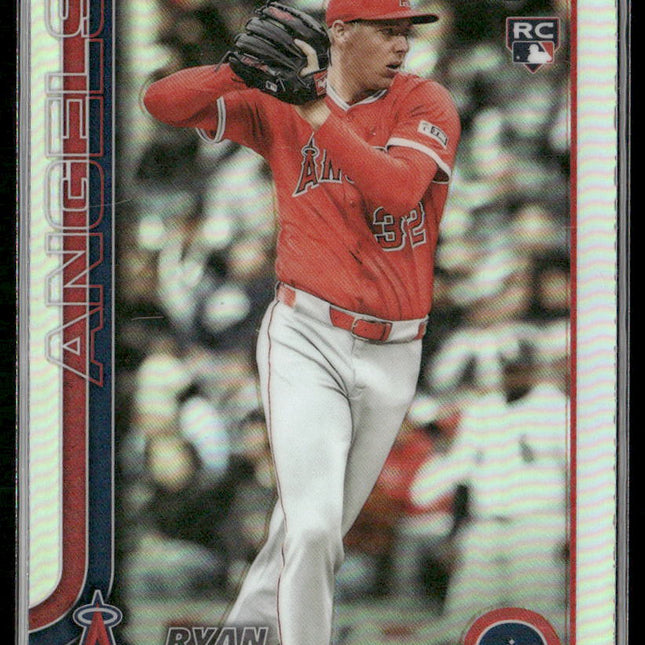 Ryan Johnson Rookie #USC116 2025 Topps Chrome Update Refractors LA Angels