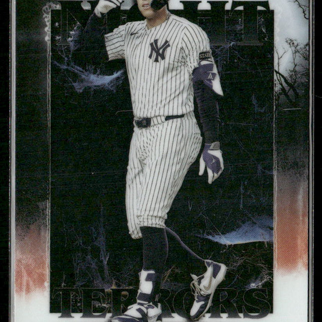 Aaron Judge #NT-1 2025 Topps Chrome Update Night Terrors New York Yankees