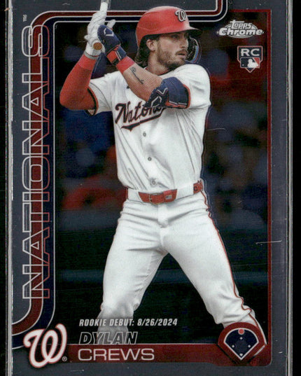 Dylan Crews #USC190 2025 Topps Chrome Update Washington Nationals