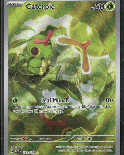 Caterpie Holo #172/165 SV: Scarlet & Violet 151 Holo | Pokémon