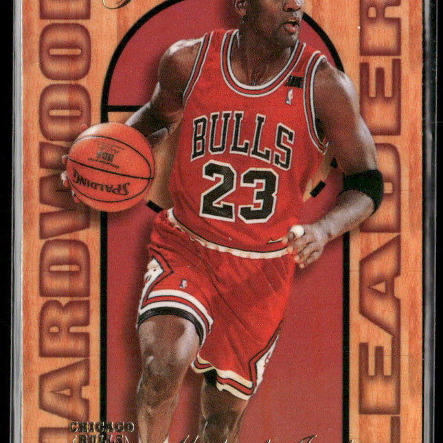 Michael Jordan #4 1995-96 Fleer Flair Hardwood Leader Chicago Bulls