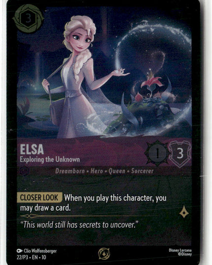 Elsa #22 Disney Lorcana Promo Cards Promo | Disney Lorcana