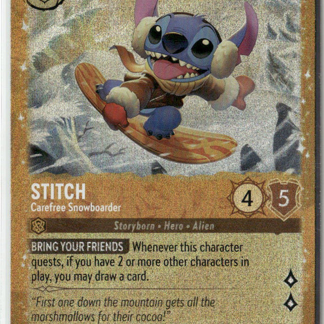Stitch #42/P3 Winterspell Foil Promo | Disney Lorcana